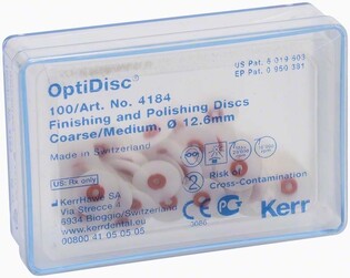 BLACK WEEK Hawe krążki 4184 Optidisc 100 szt coarse/medium 12,6mm czerwone BLACK WEEK 25.11.-06.12.2024.