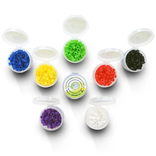 Krążki silikonowe białe 100szt/op. (do znakowania narzędzi stomatologicznych)