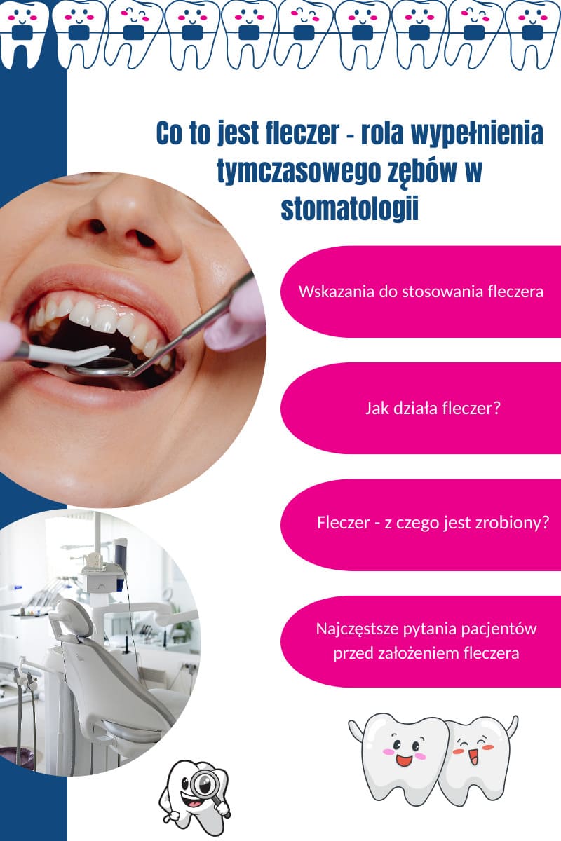 Co to jest fleczer - rola wypełnienia tymczasowego zębów w stomatologii