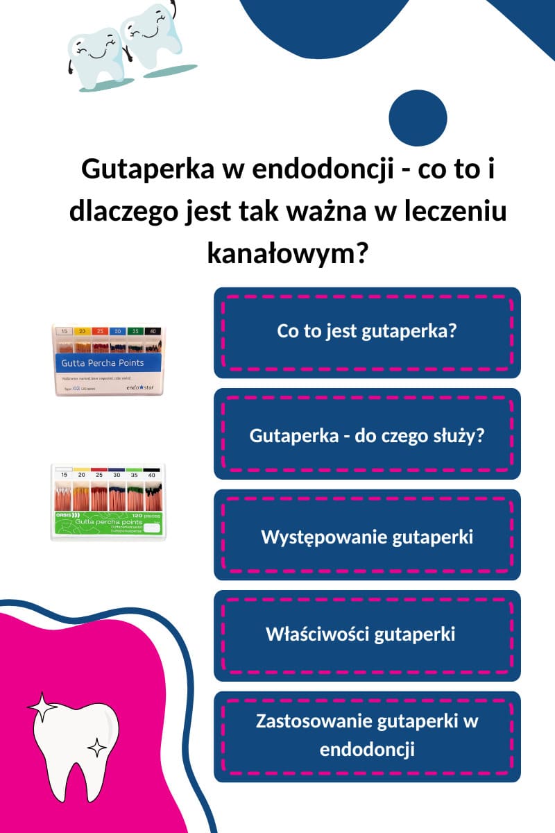 Gutaperka w endodoncji - co to i dlaczego jest tak ważna w leczeniu kanałowym?