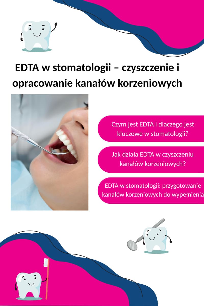 EDTA w stomatologii – czyszczenie i opracowanie kanałów korzeniowych