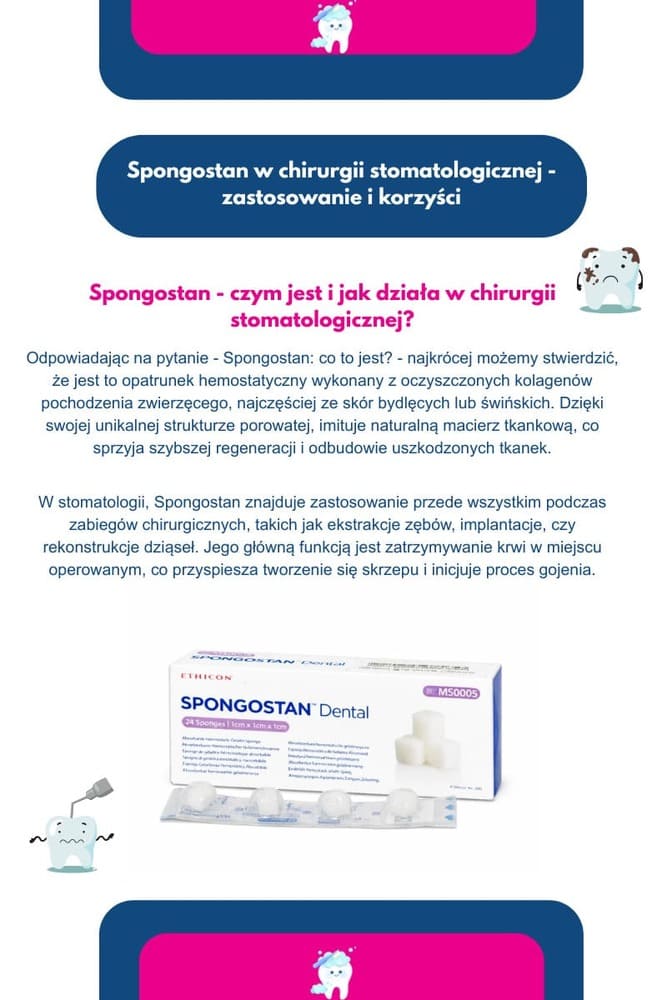 Czym jest spongostan w chirurgii