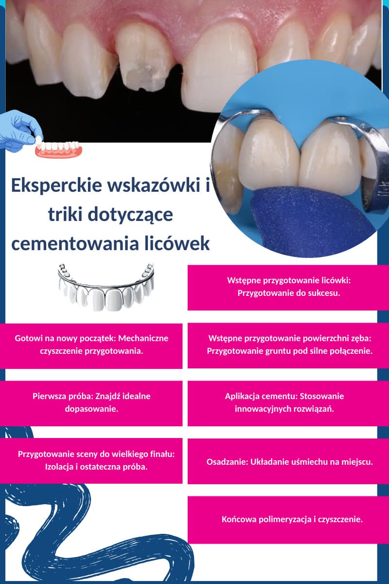 Eksperckie wskazówki i triki dotyczące cementowania licówek