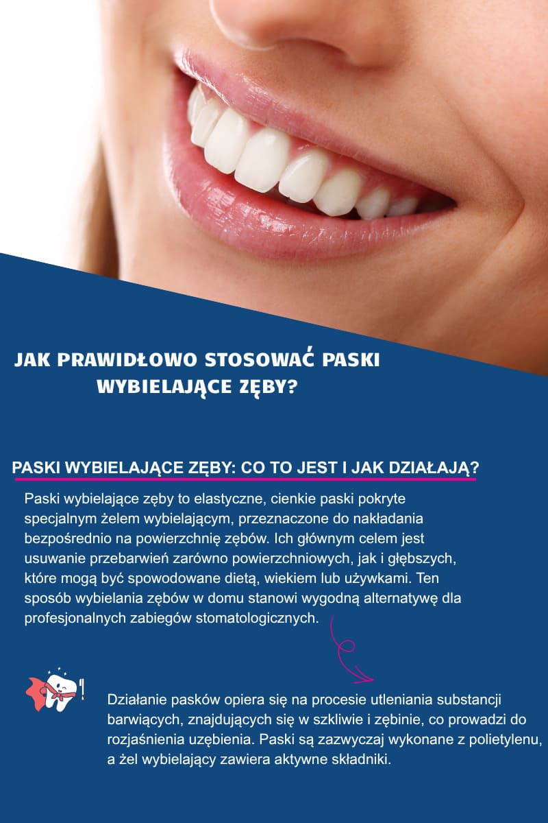 Jak prawidłowo stosować paski wybielające zęby?