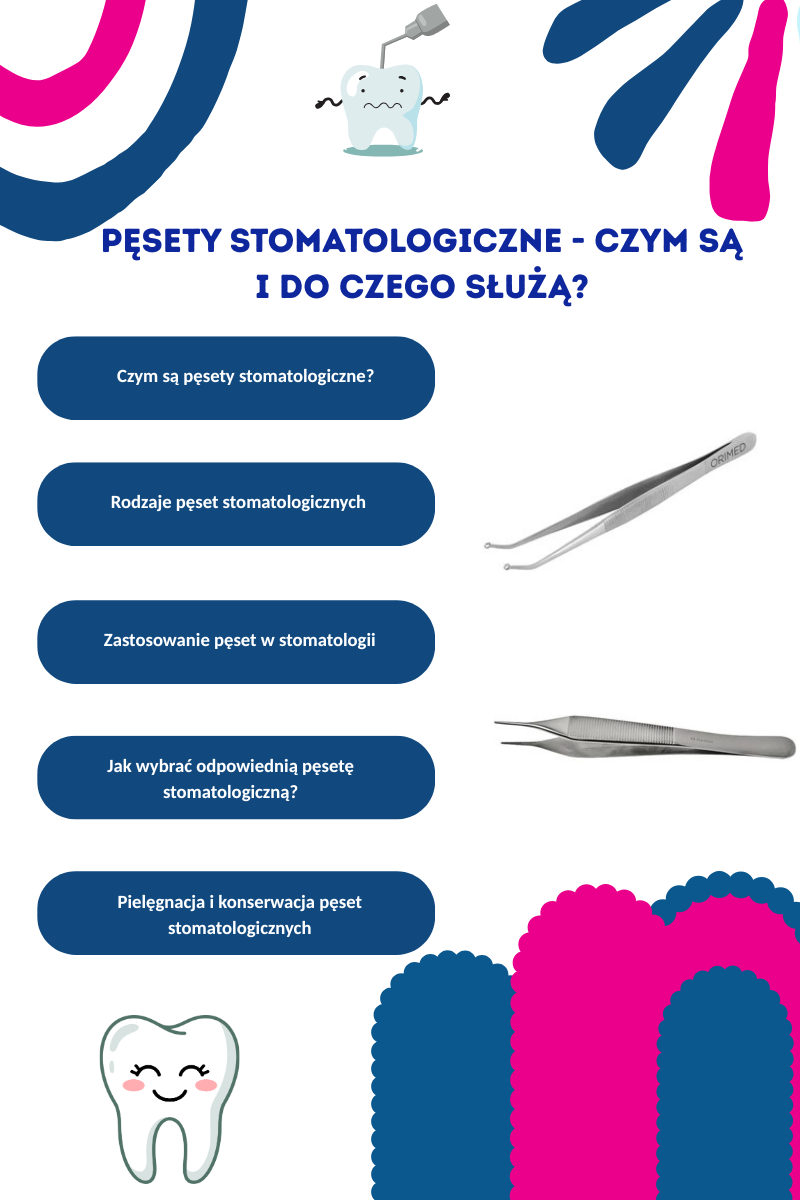 Pęsety stomatologiczne