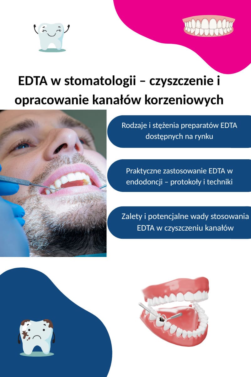 Rodzaje i stężenie preparatów EDTA
