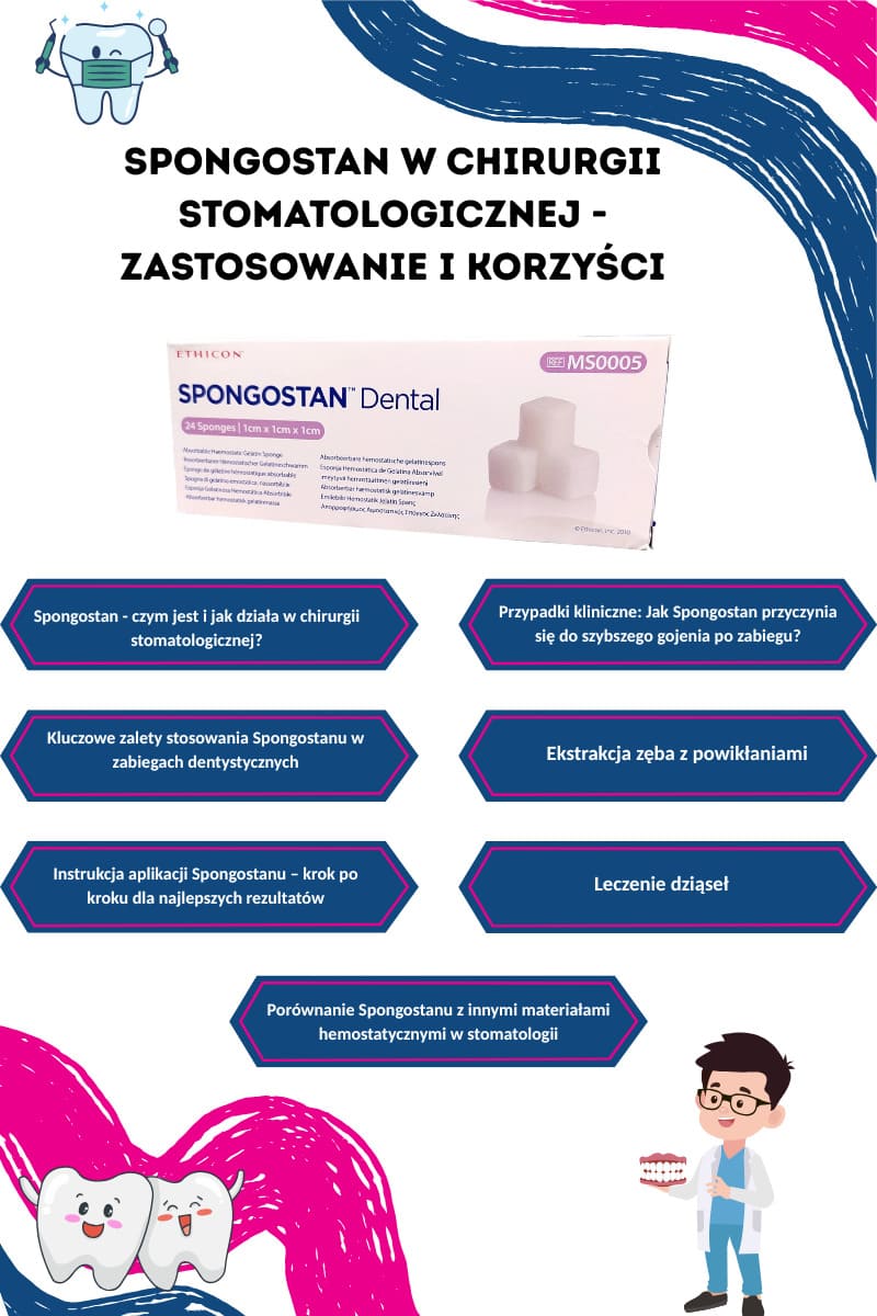 Spongostan w chirurgii stomatologicznej - zastosowanie i korzyści