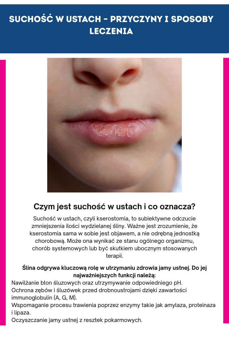 Suchość w ustach co to jest?
